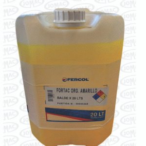 ANTICONGELANTE FORTAC ORGANICO AMARILLO X 20 LTS