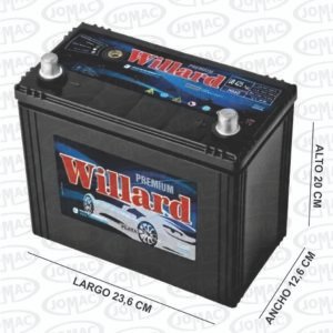 BATERIAS WILLARD 12V 45 340CCA 236X126X200