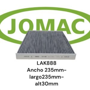FILTRO HABITACULO AUDI A3 1.4 TSI GOLF 1.4 TSI LAK888