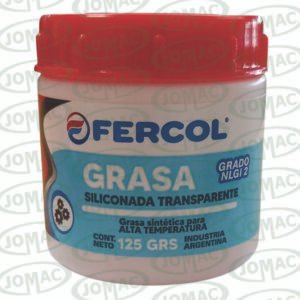 GRASA FERCOL SILICONADA TRANSPARENTE X 125 GRS*