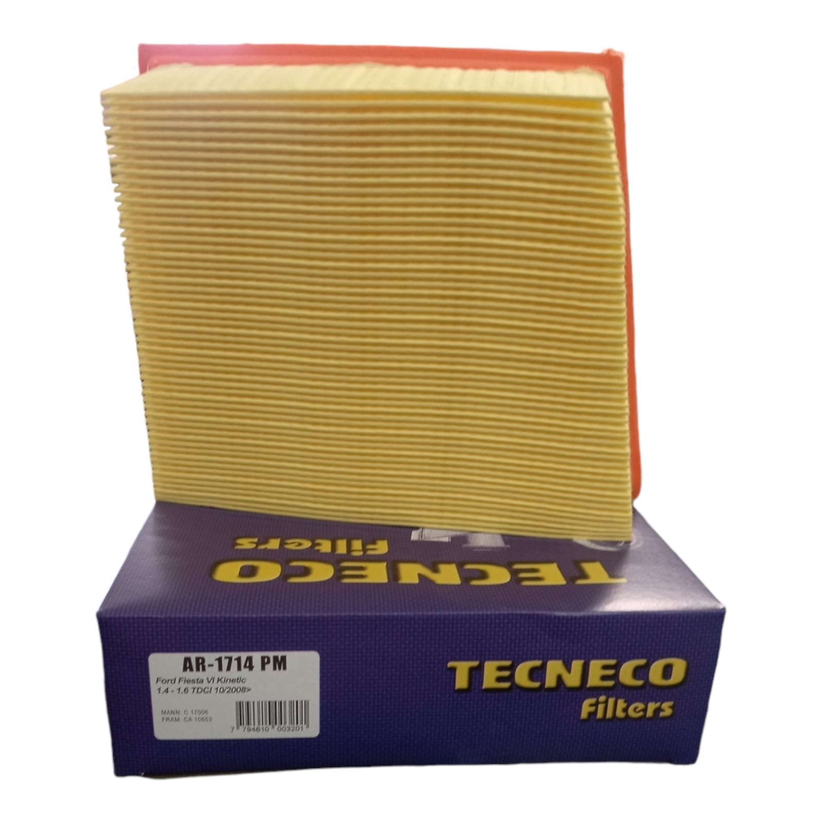 FILTRO AIRE FORD FIESTA VI KINETIC 1,6 TECNECO AR1714PM